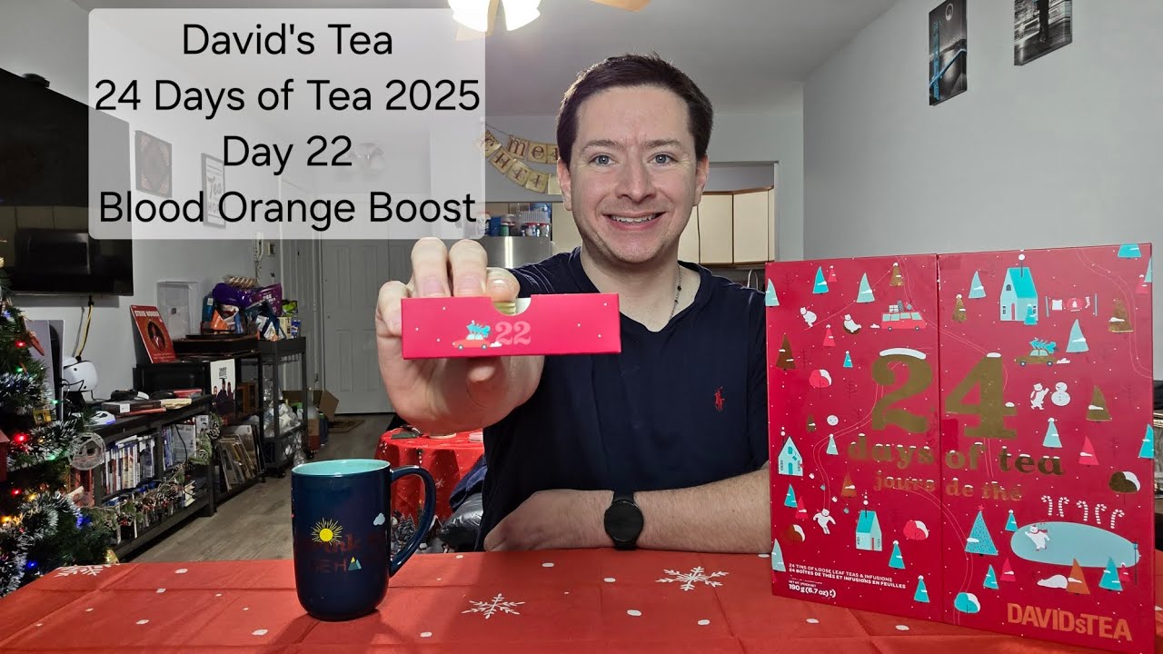 David's Tea 24 Days of Tea 2025 : Day 22 Blood Orange Boost