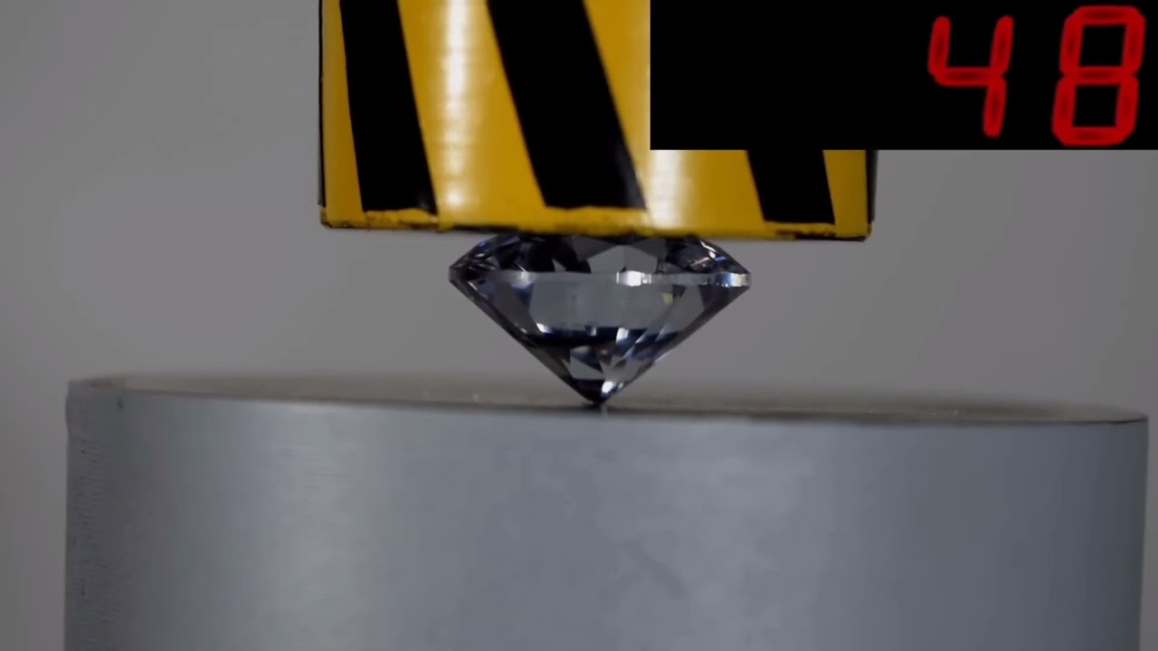 Hydraulic press vs diamond 💎 #shorts#hydraulic #trending