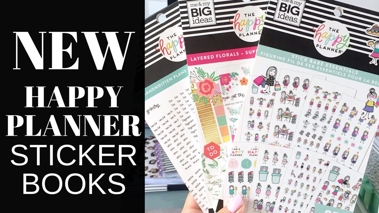 NEW HAPPY PLANNER STICKER BOOKS | Flip Through