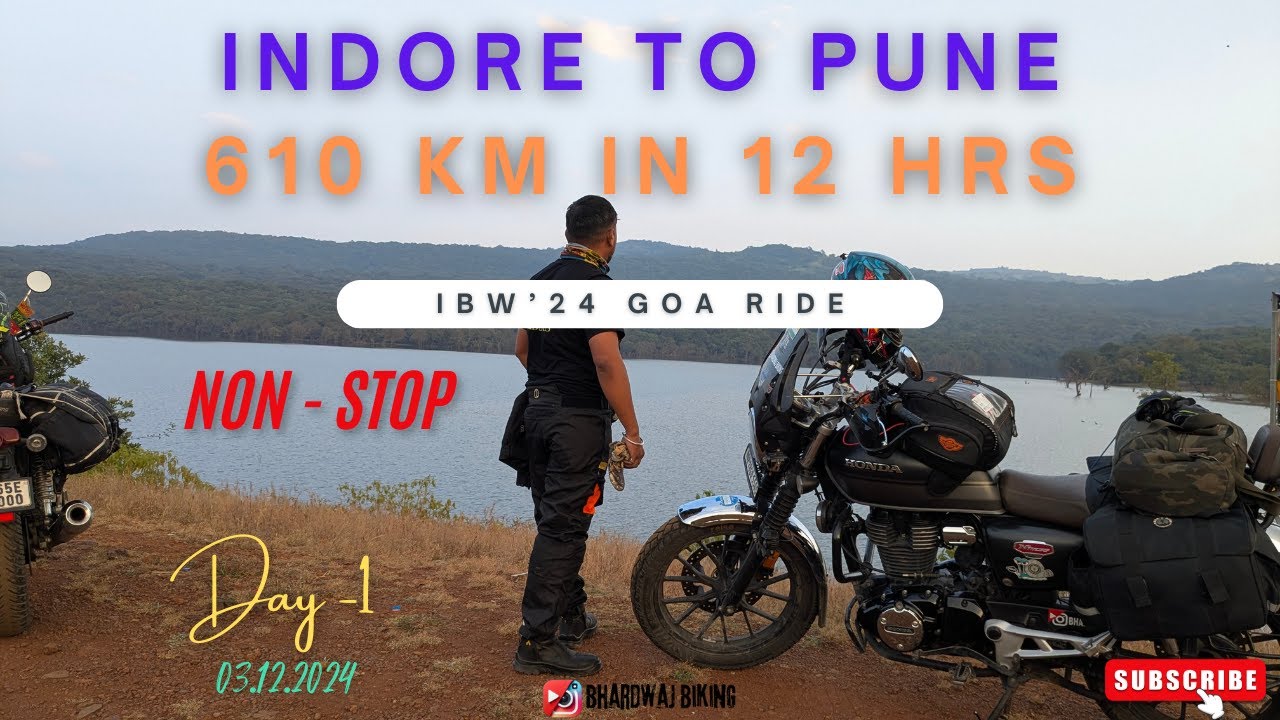 Epic Bike Ride: Indore to Pune and Beyond for India Bike Week 2024, Goa | 610 KM Non Stop |