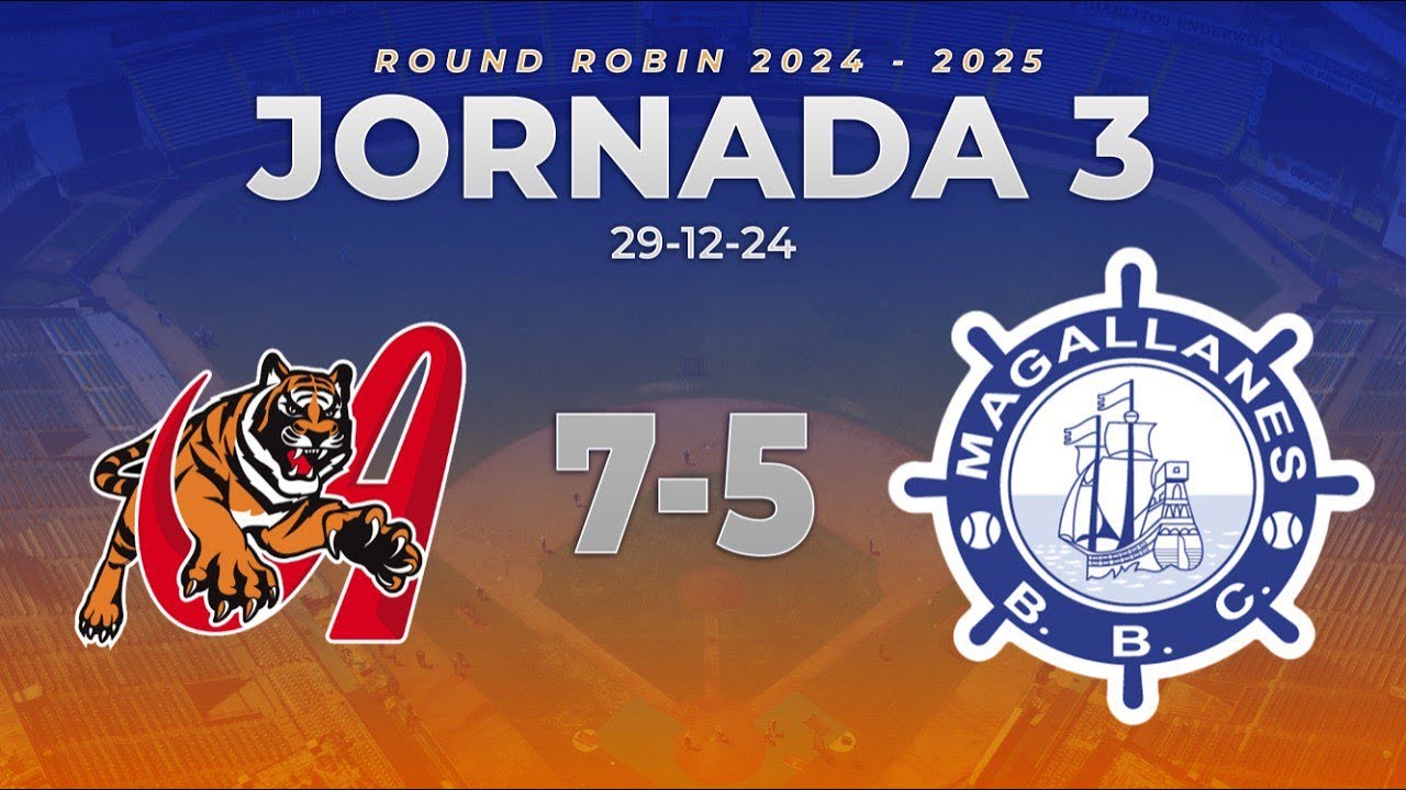JORNADA 3 RESUMEN - ROUND ROBIN - Tigres de Aragua 7- Navegantes del Magallanes 5 - (28-12-24)