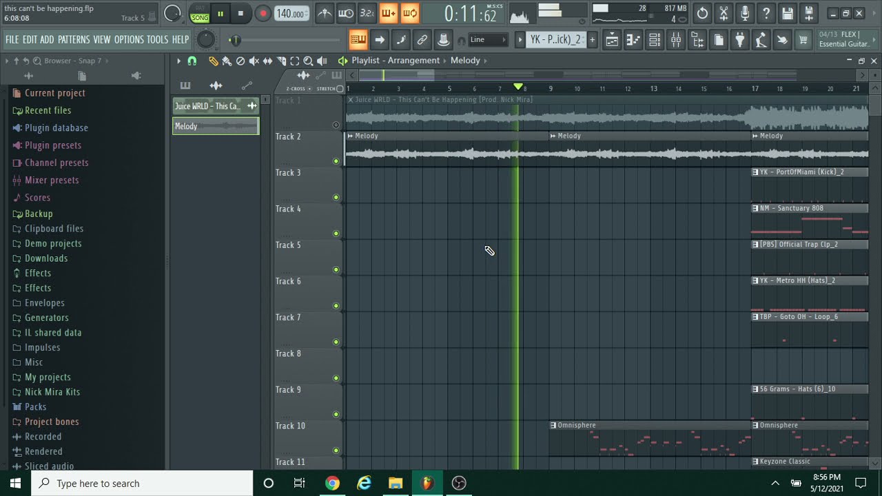 Juice WRLD - This Can't Be Happening ( FL Studio Remake) *Accurate*