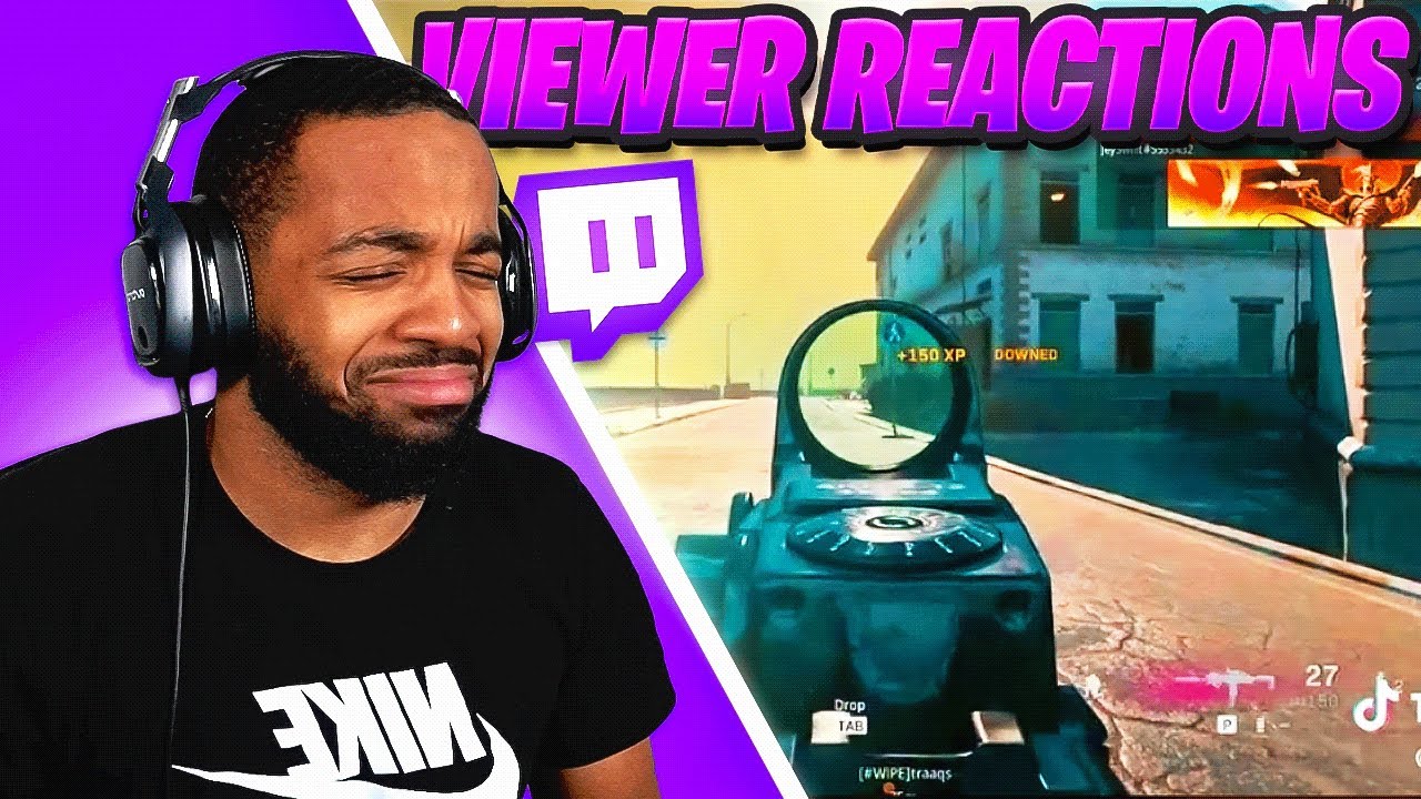Reacting To My Twitch Viewers BEST Warzone Clips (INSANE)