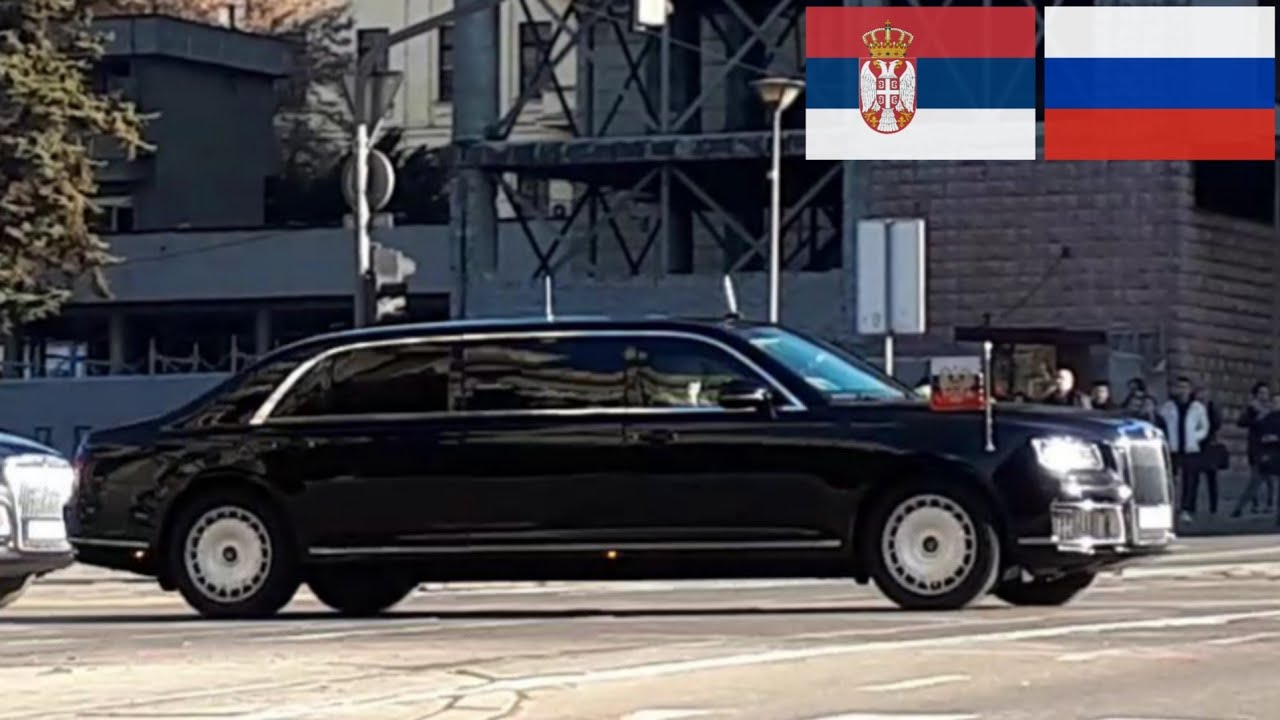 Putin's Escort in Belgrade