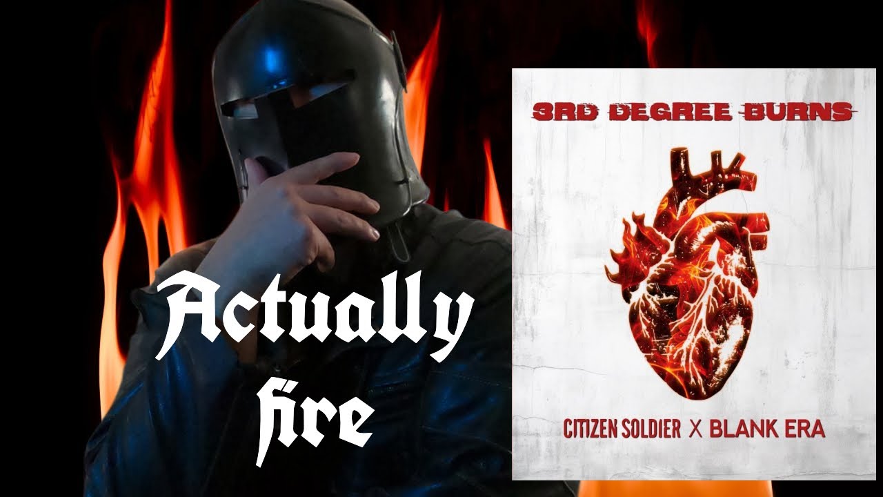 first reaction to 3rd degree burns by citizen soldier