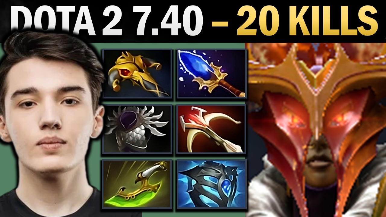 Legion Commander Pro Offlane with 20 Kills and Rattlecage - Dota 7.41