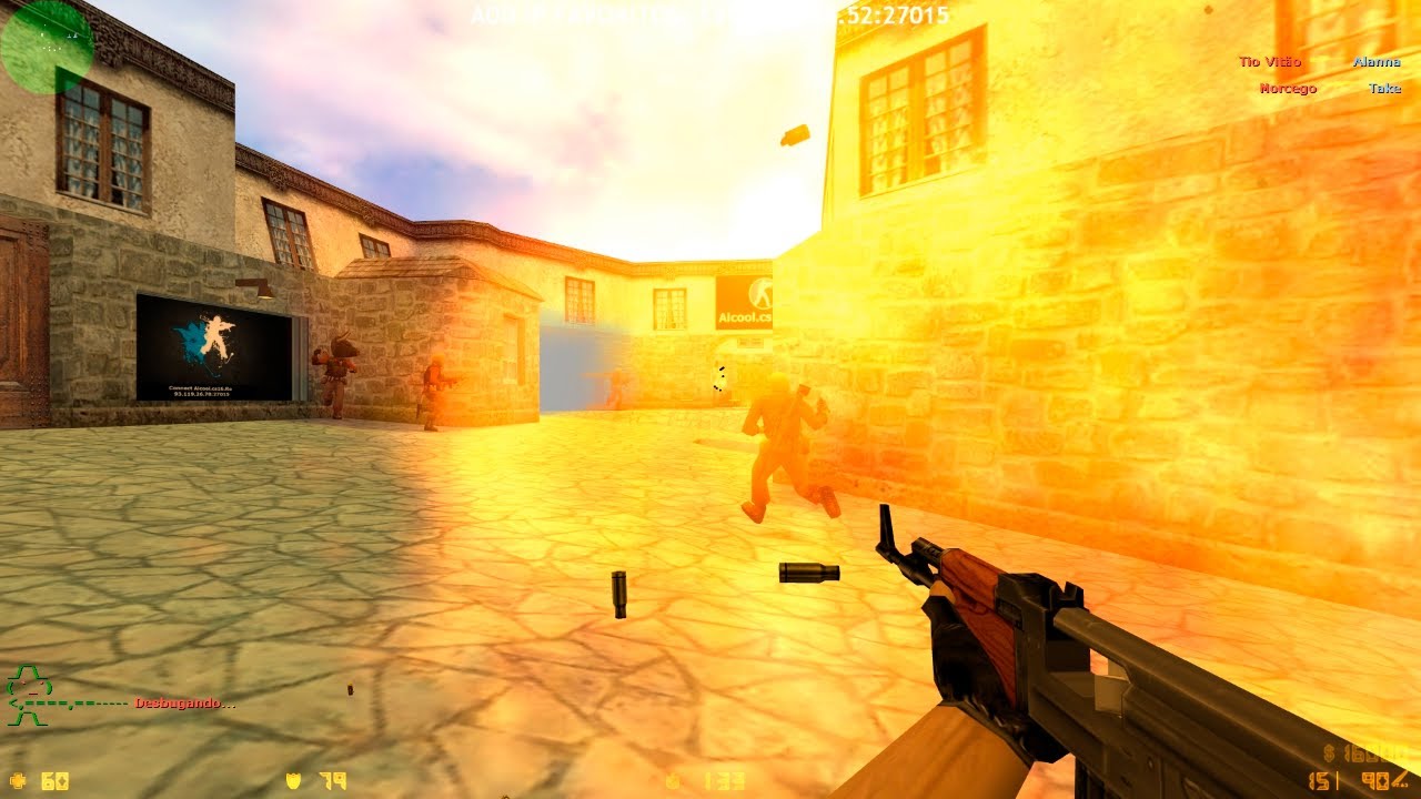 Counter Strike 1.6 ( Gameplay 206 - Steam ) de_Alcool