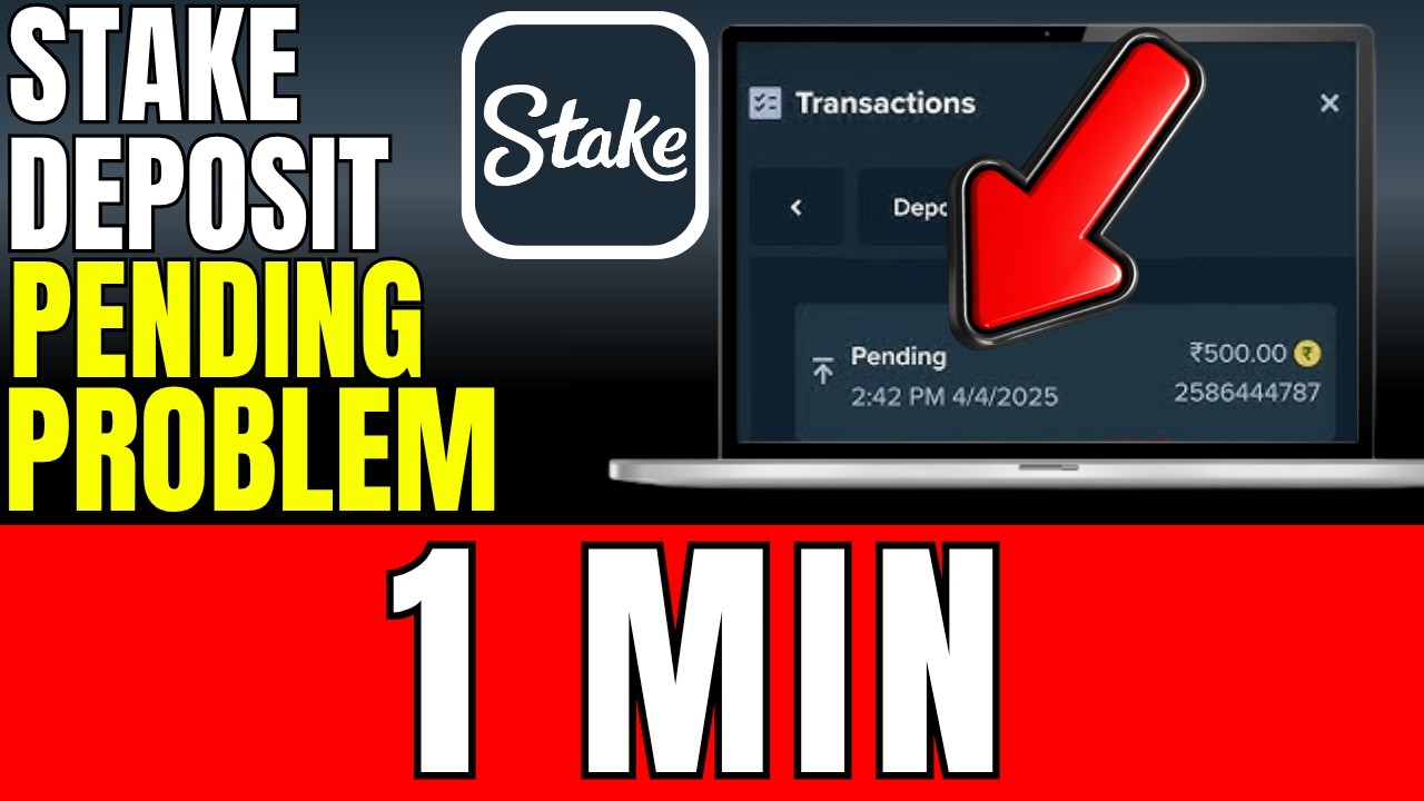 Проблема с ожидающим депозитом на Stake: как решить в 2026 году (очень легко)