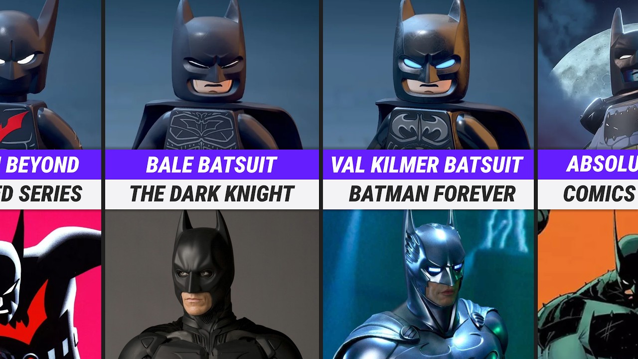 Every Suit In Lego Batman: Legacy of the Dark Knight & Their Origins