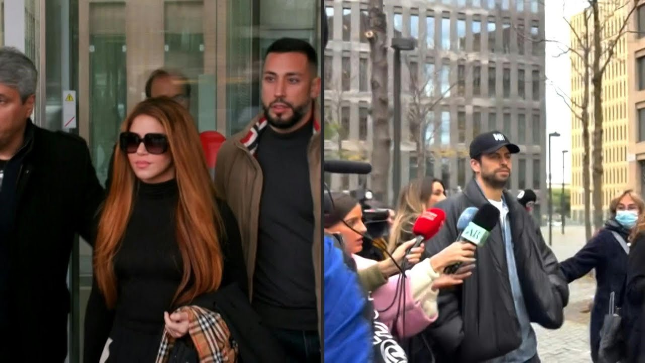Colombian singer Shakira and footballer Pique arrive in Spanish court amid seperation process | AFP