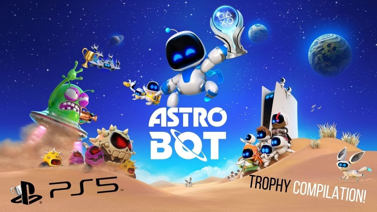 Astro Bot- All Base Game Trophies (PS5)