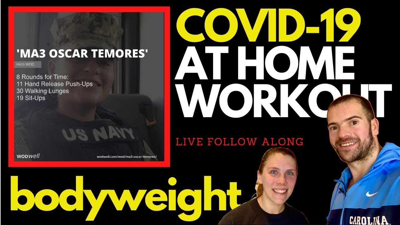 LIVE at-home workout • COVID-19 • “MA3 OSCAR TEMORES”