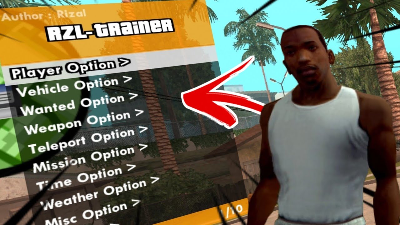 تحميــل قائمـة الغـش الجديدة في لعبة GTA SA للأندرويد 😱✅️