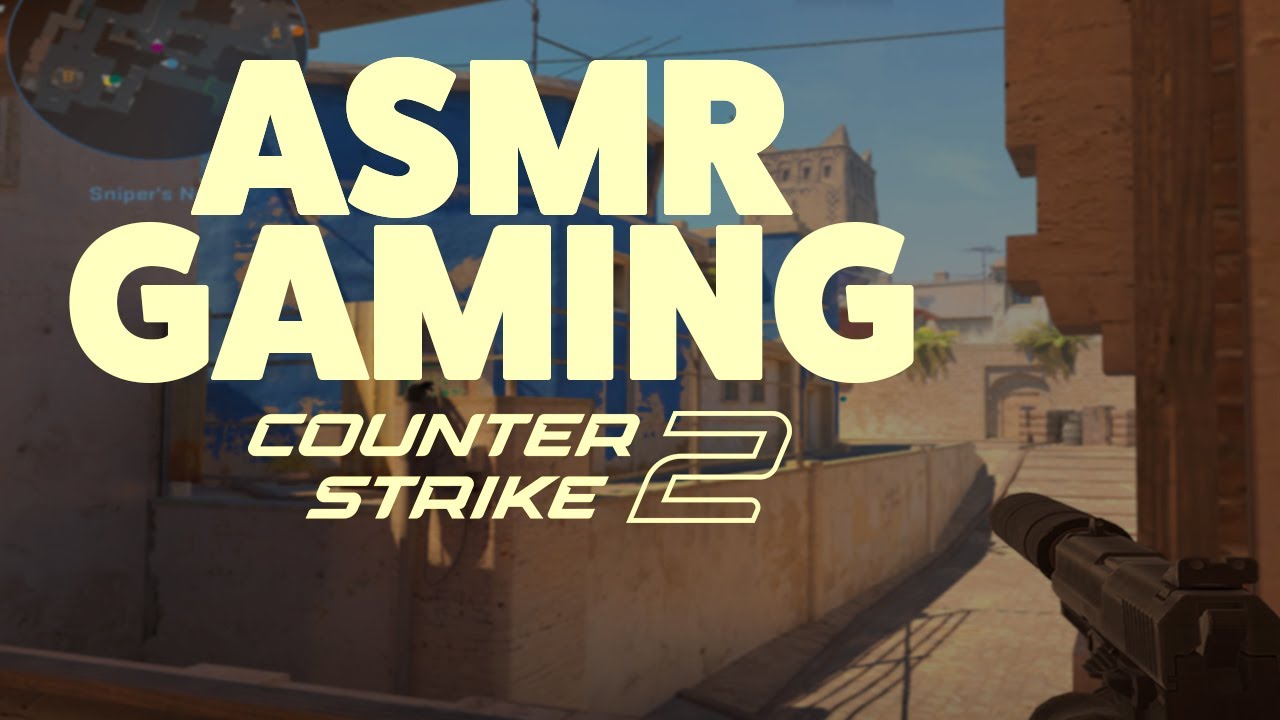 ASMR Gaming | Counter Strike 2 | Whispering & Keyboard sounds (Go to Sleep)