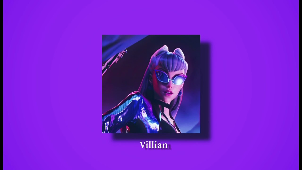 KDA - Villain (Official Instrumental) Slowed and Reverb