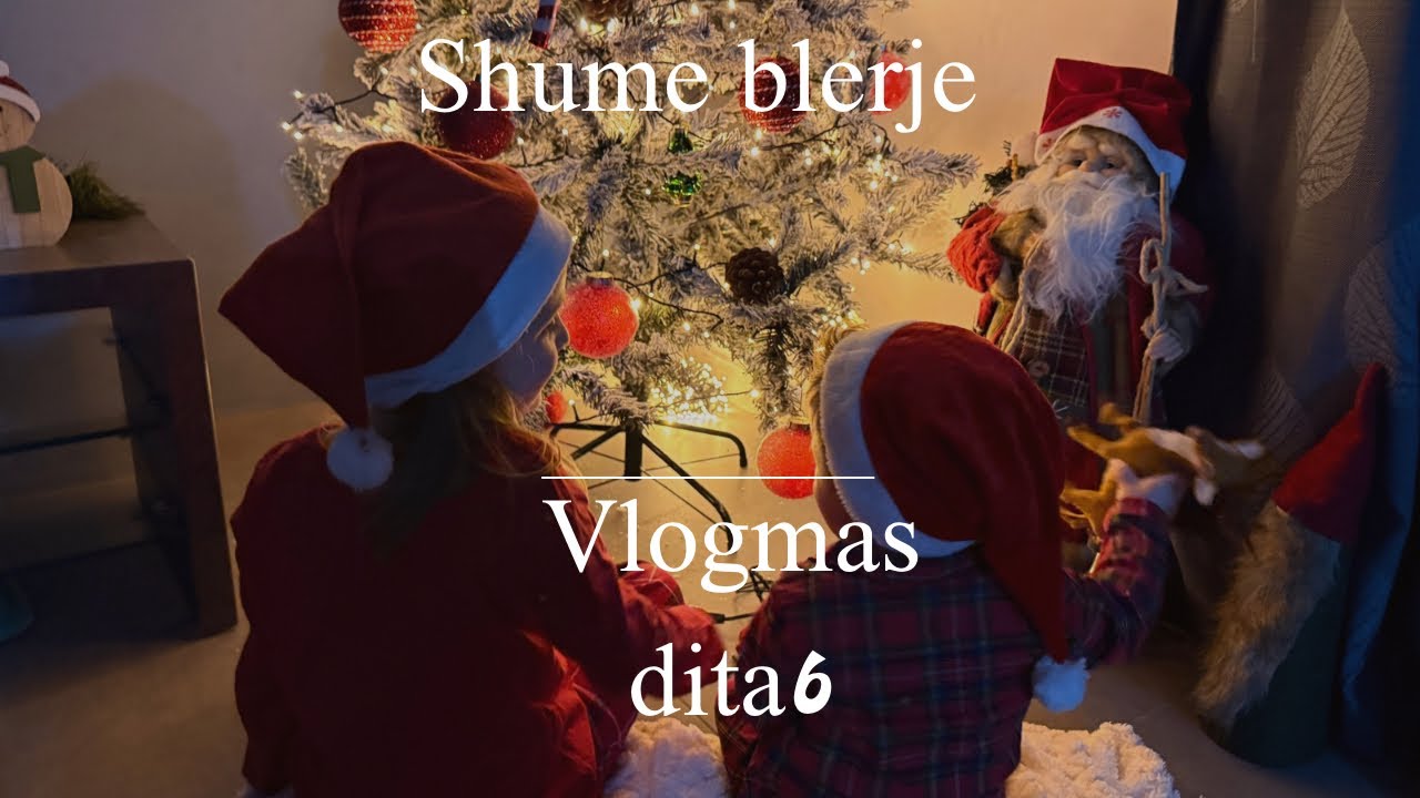 VLOGMAS DITA 6| Pres floket| Blerje per kuzhine & makinë kafeje ☕️