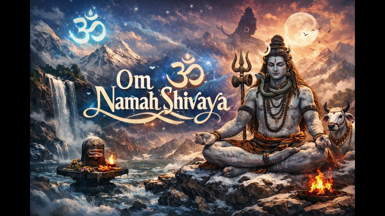 Om namah shivaya mantra jaap | Powerful Shiva Mantra | Peaceful Meditation Music #bhajan #music 