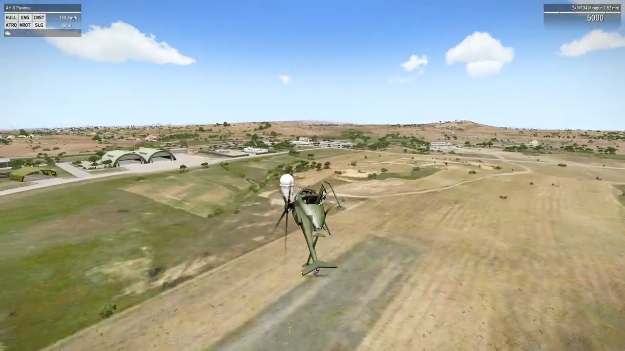 Heli roll-over landing practice | Arma 3