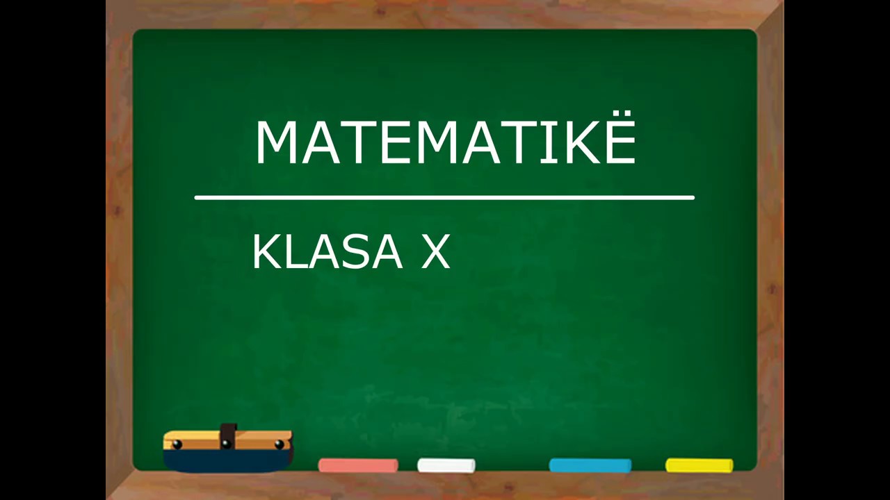 Variacionet - Klasa X