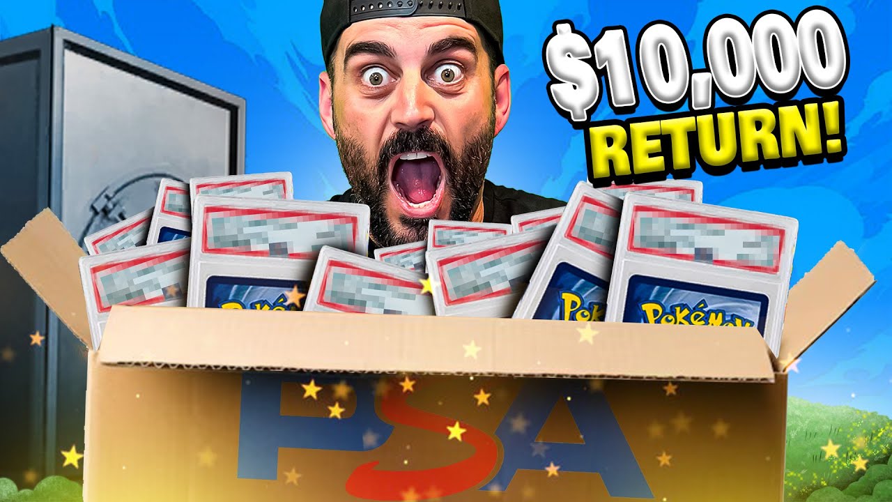 I graded my BEST CARDS! - Insane $10,000 Pokemon PSA Return!