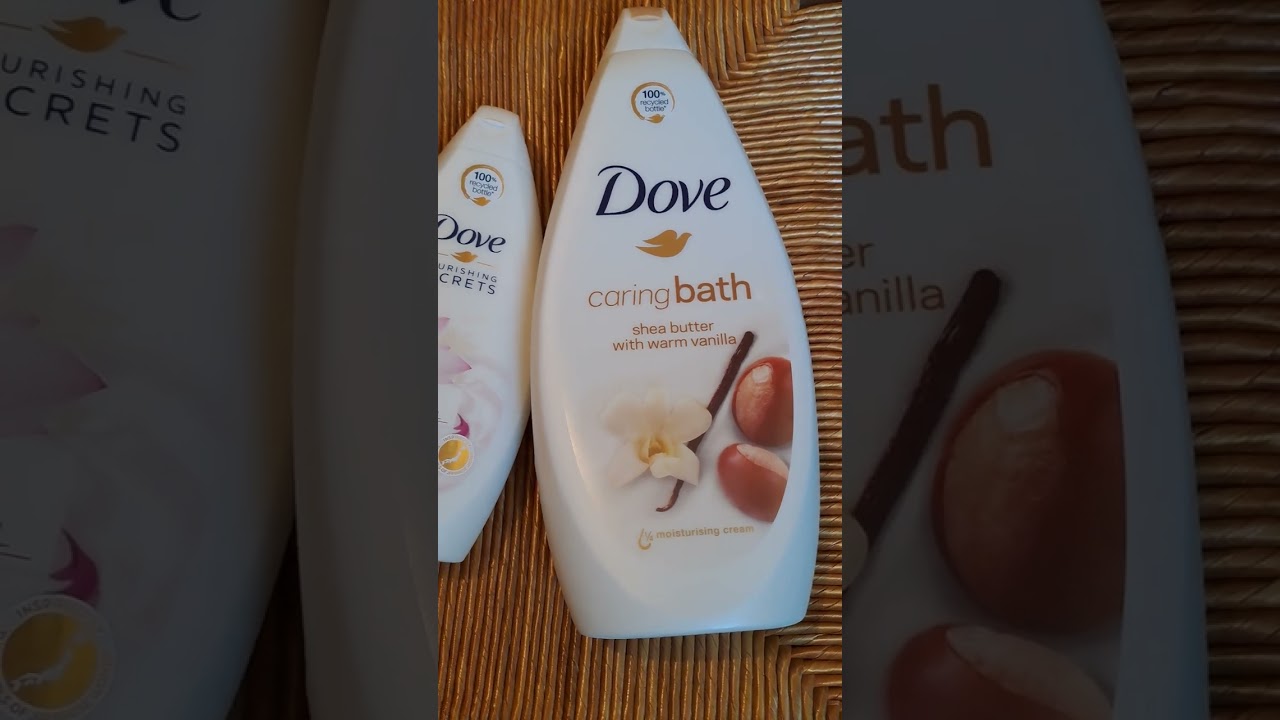 Dove shower gel and caring bath review
