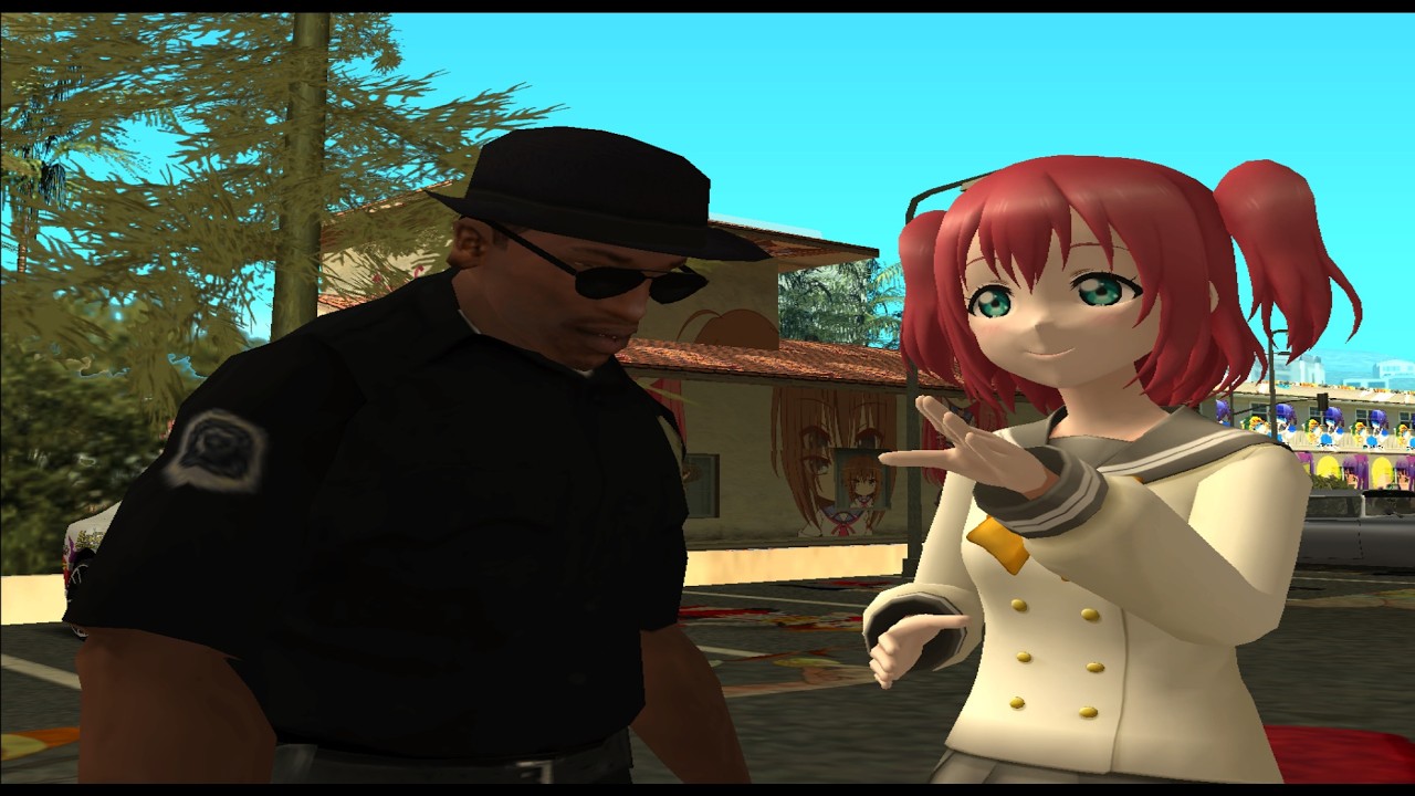 GTA San Andreas Mission15 (Life's a Beach) 6 wanted level：Hell