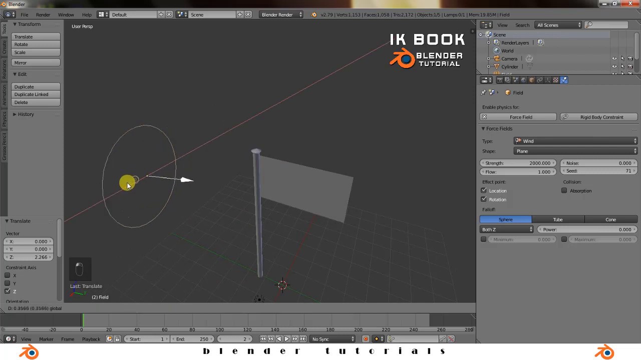 Making 3d Flag Model Using Blender 2.79
