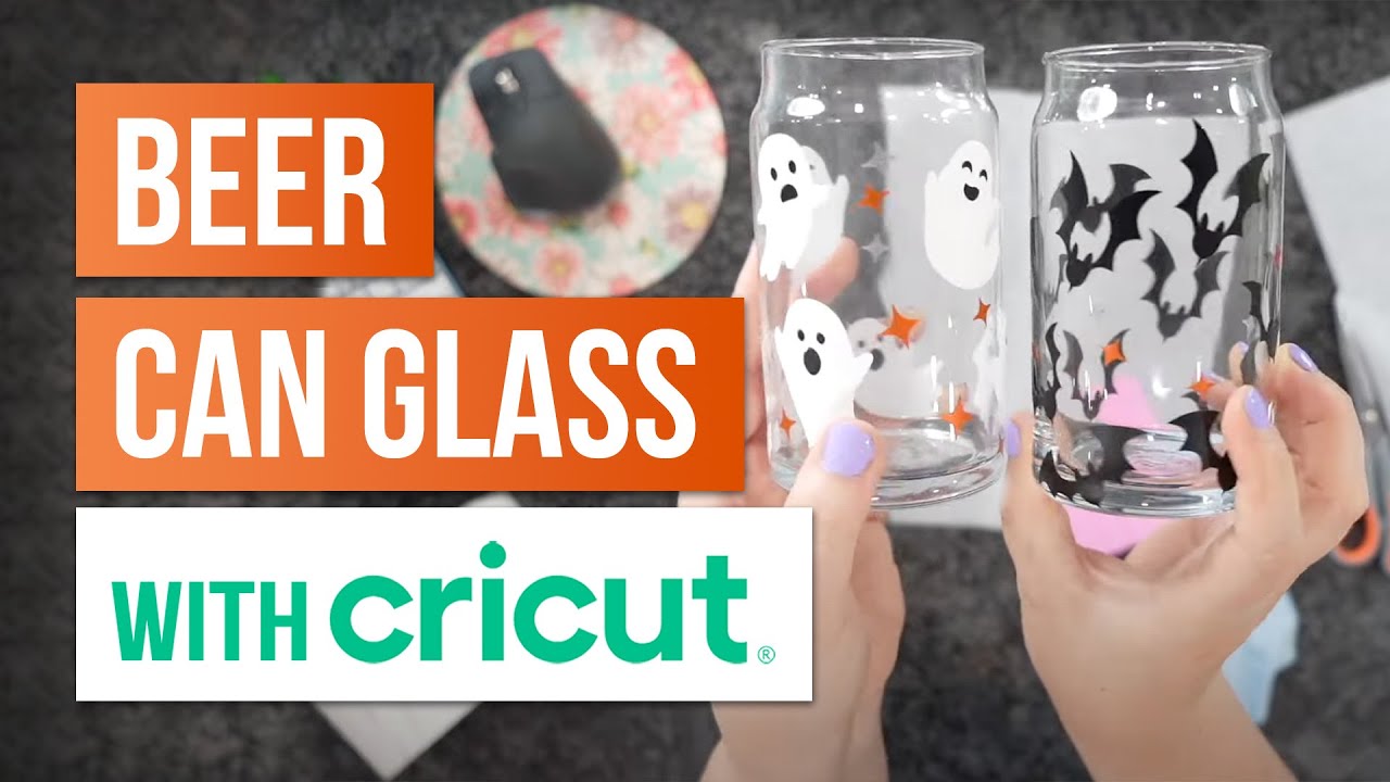 *EASY CRICUT Joy Projects for Beginners 🙌 | Beer Can Glass With Cricut