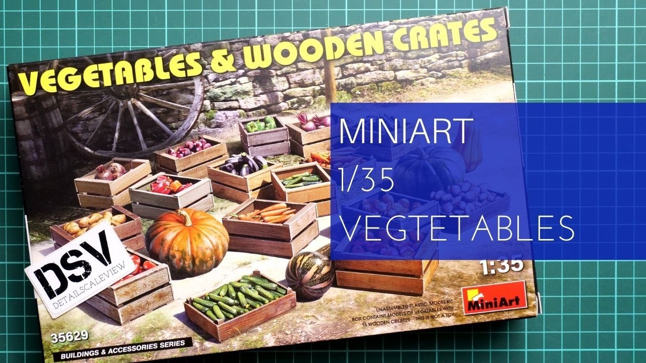 MIniart 1/35 Vegetables and Wooden Crates (35629) Review
