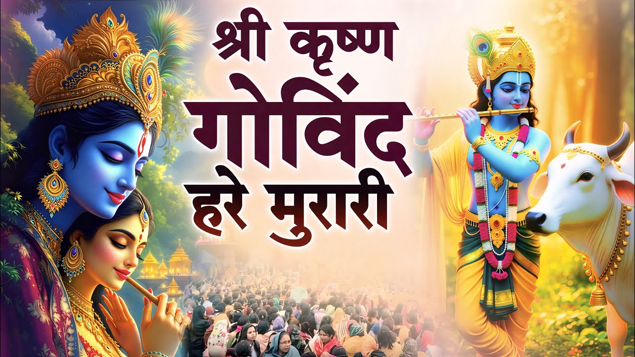 श्री कृष्णा गोविन्द हरे मुरारी - भजन | Shri Krishna Govind Hare Murari | Krishan Bhajan 2026