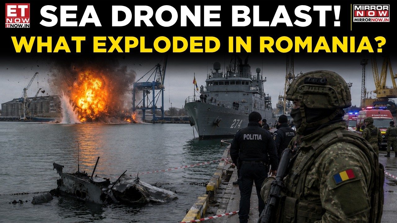 Romania On Alert After Sea Drone Blast At Constanța Port | Defence Ministry Update | World News