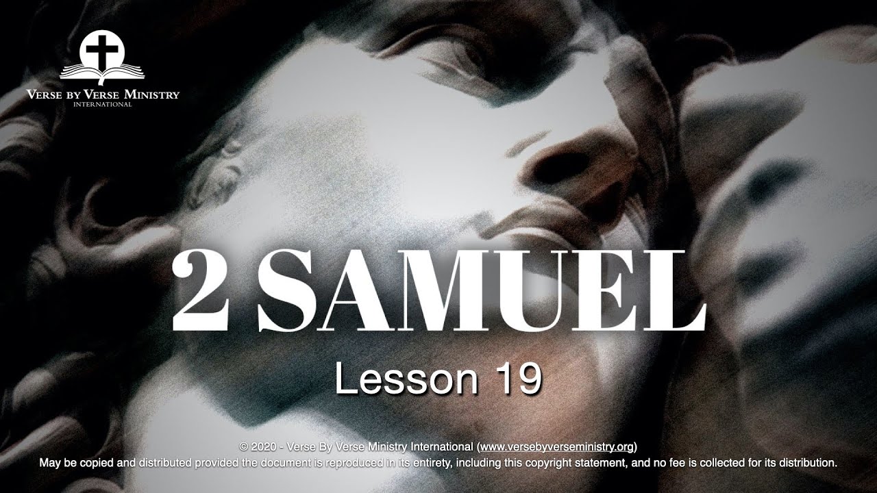 2 Samuel Lesson 19