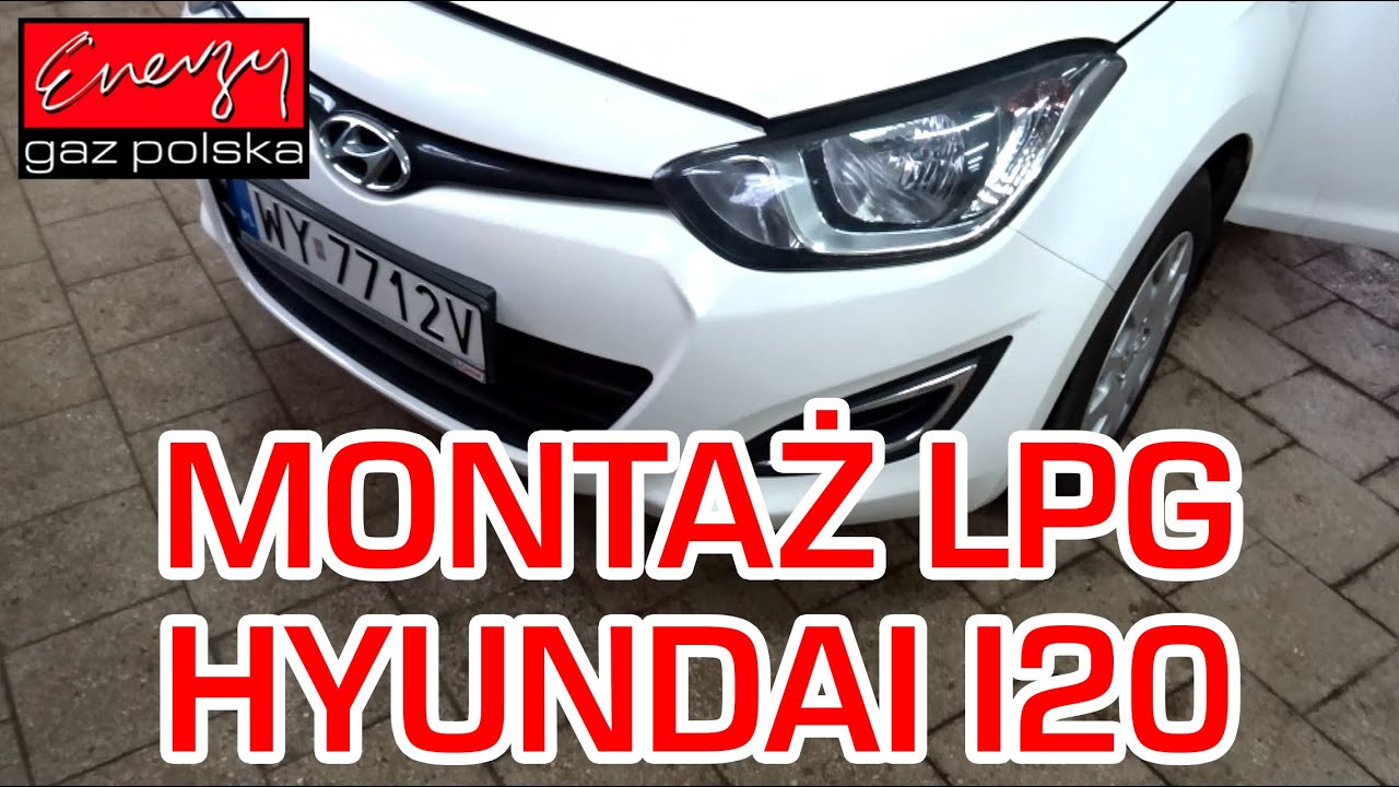 Montaż LPG Hyundai i20 z 1.2 84KM 2012r w Energy Gaz Polska na gaz BRC Sequent 24.11