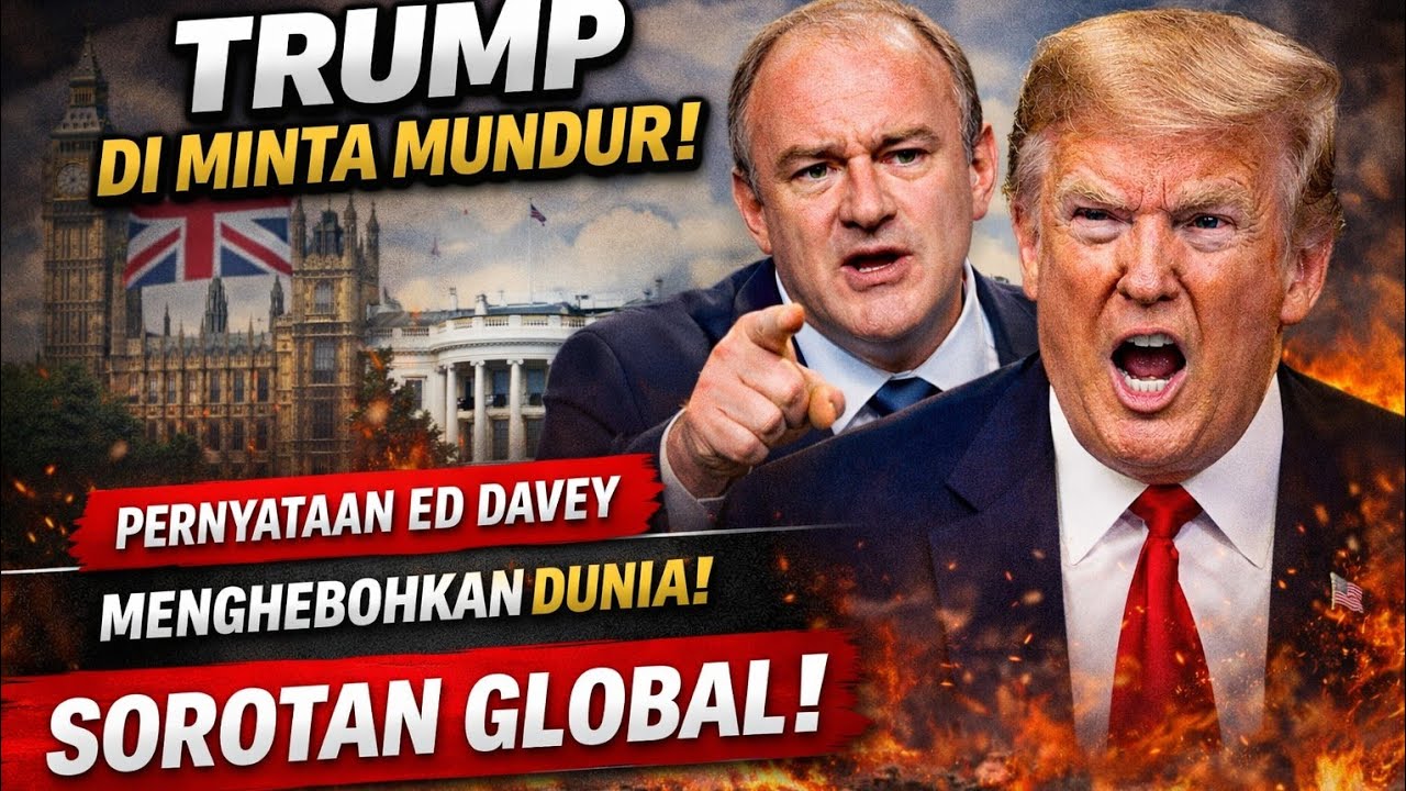 Trump Diminta Mundur! Pernyataan Ed Davey Jadi Sorotan Dunia