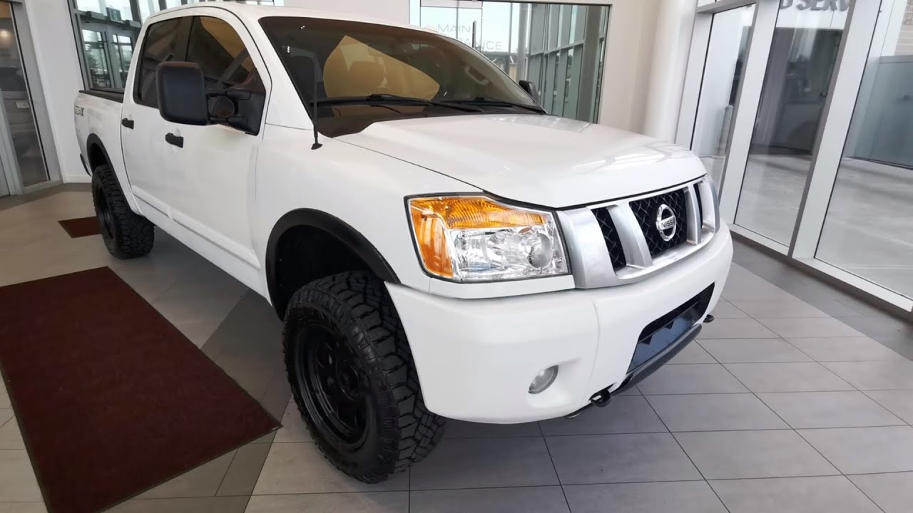 White 2014 Nissan Titan PRO-4X Review Edmonton AB - Wolfe Cadillac