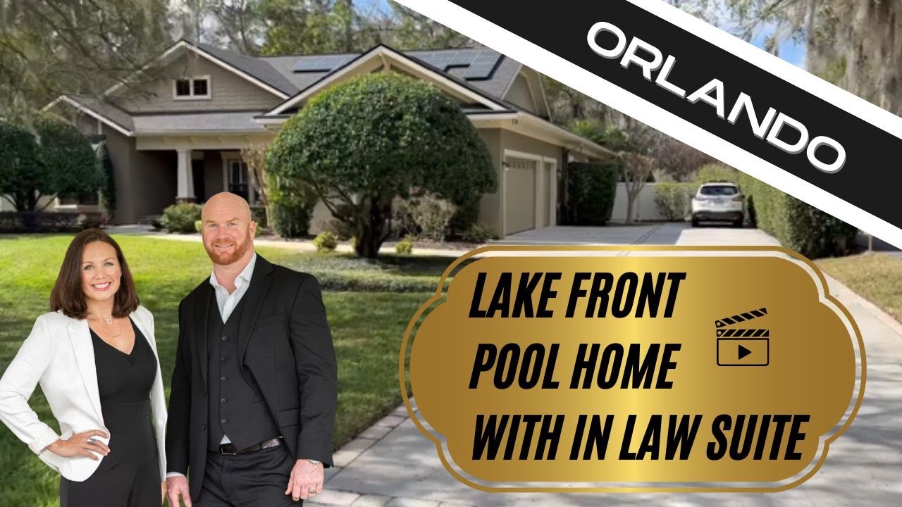 Luxury Lakefront home with In Law Suite - Located in the Upper East Side of Orlando 407-929-1544