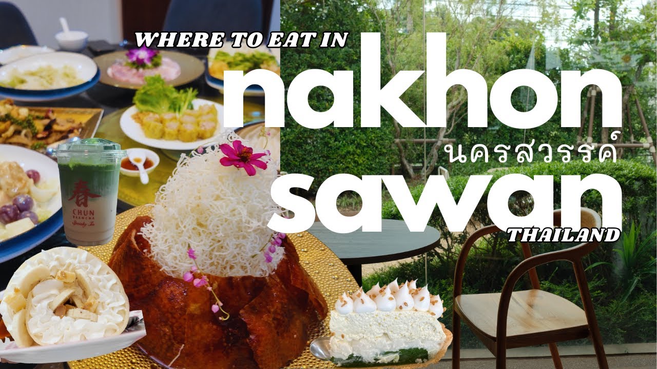 a cafe hopper's dream in thailand 🍰 | nakhon sawan, mom's hometown, local restaurants & cafes