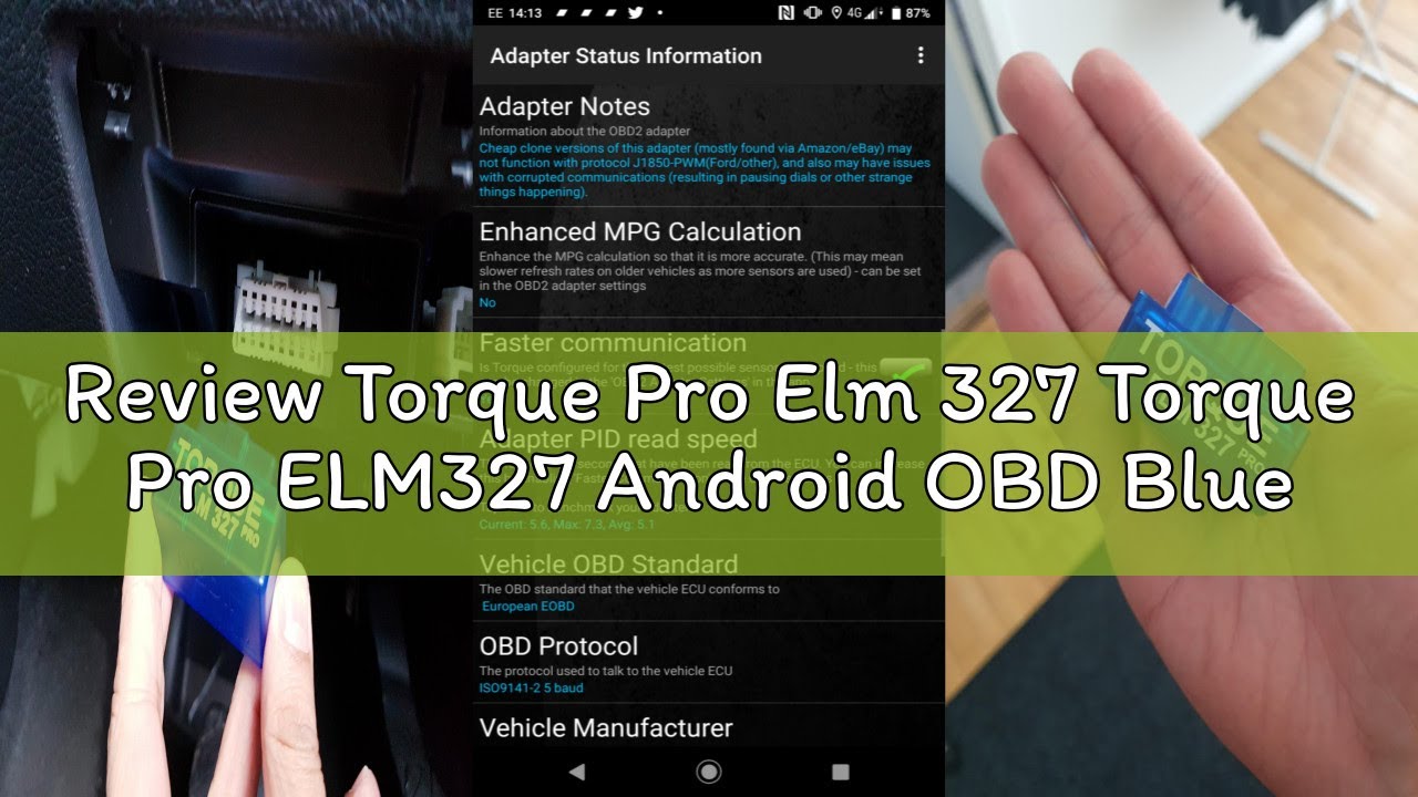 Review Torque Pro Elm 327 Torque Pro ELM327 Android OBD Bluetooth Fault Scanner/Diagnostic Code Read