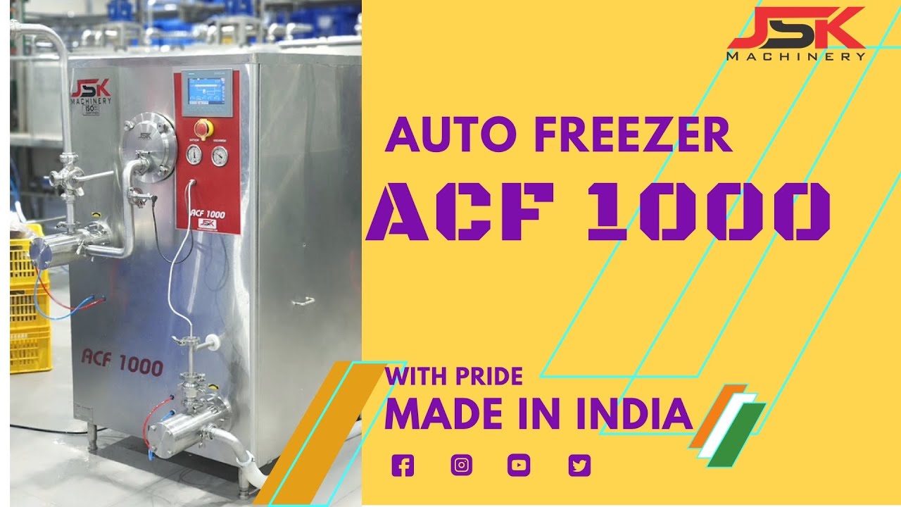 AUTOMATIC CONTINUOUS FREEZER 1000 LPH