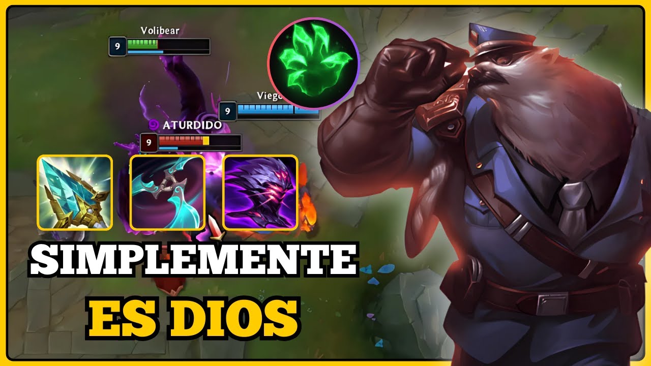 ⚡🐻💥 SOLAMENTE NECESITAMOS 3 ITEMS PARA SER DIOS | VOLIBEAR TOP | LEAGUE OF LEGENDS