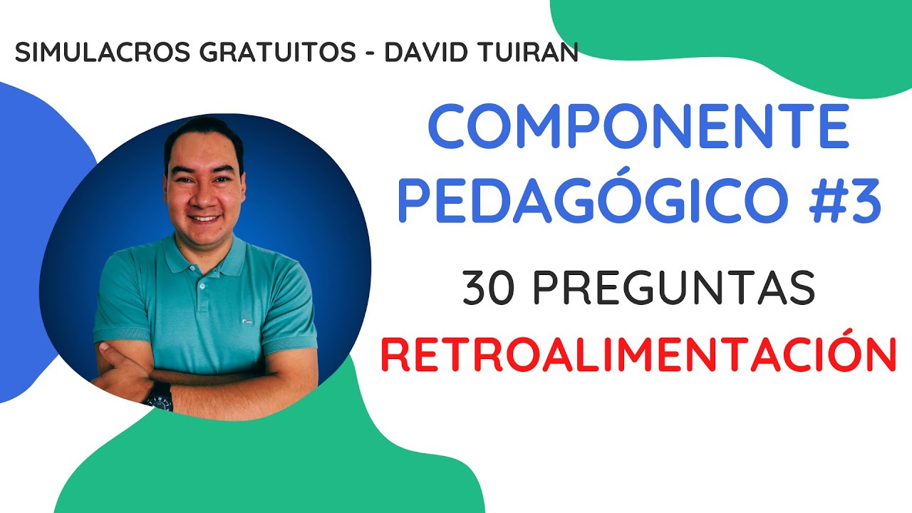 Retroalimentación Componente Pedagógico #3 - 2022 | 1/04/2022
