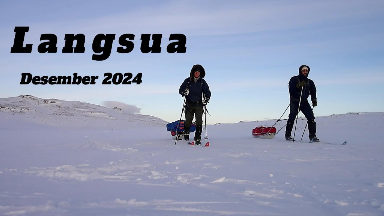 5-dagers vintertur i Langsua med pulk og telt