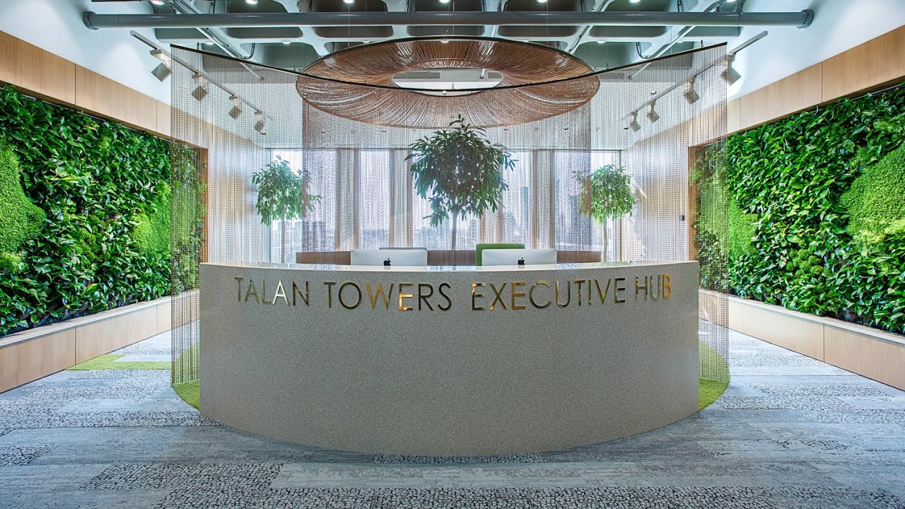 Бесконтактный обзорный тур по офисному пространству Talan Towers Executive Hub