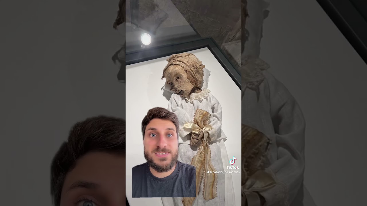 Reconstrucci&oacute;n por IA de el cuerpo momificado de una ni&ntilde;a de unos 5 a&ntilde;os. #misteriosocultos #miedo