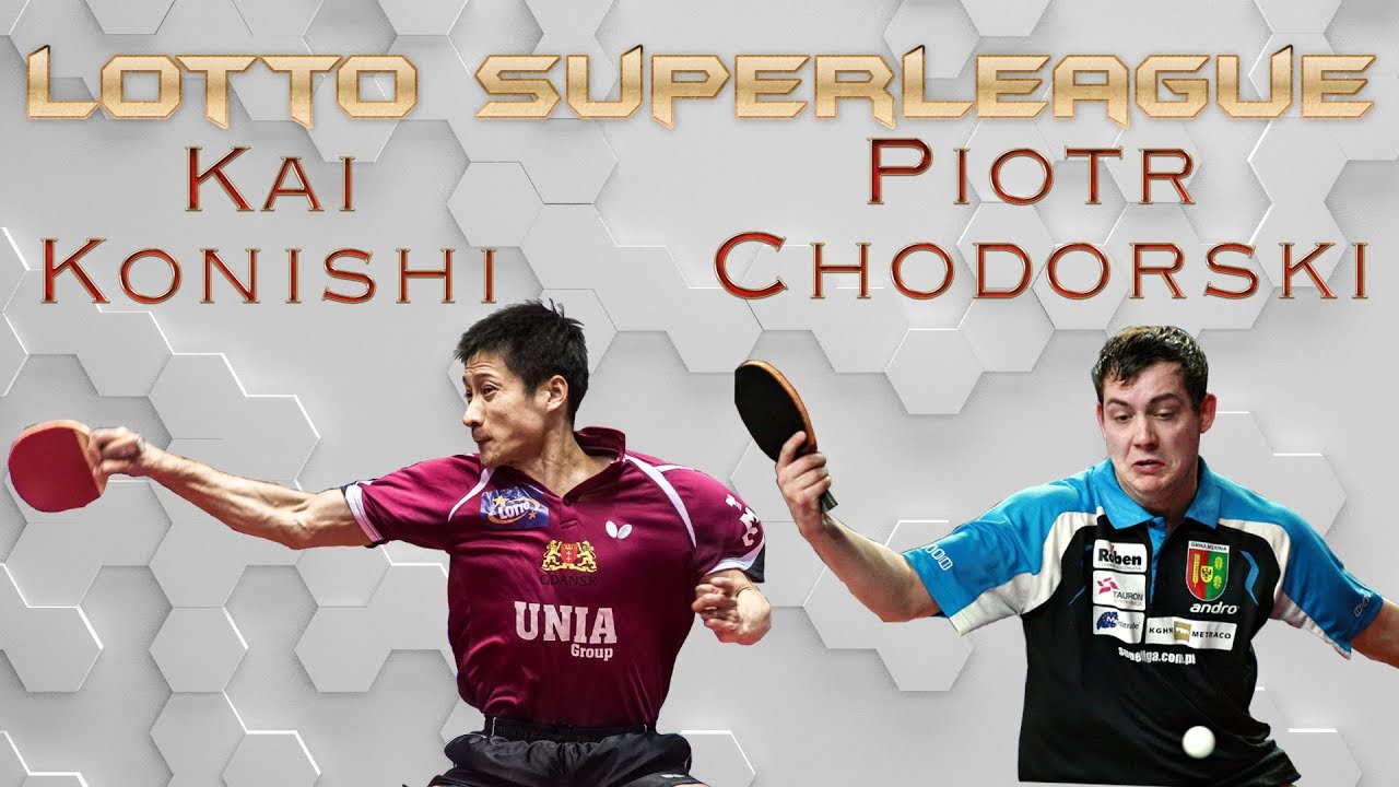 Kai Konishi (Yoshida) vs Piotr Chodorski [Table Tennis Full HD] #lottosuperliga
