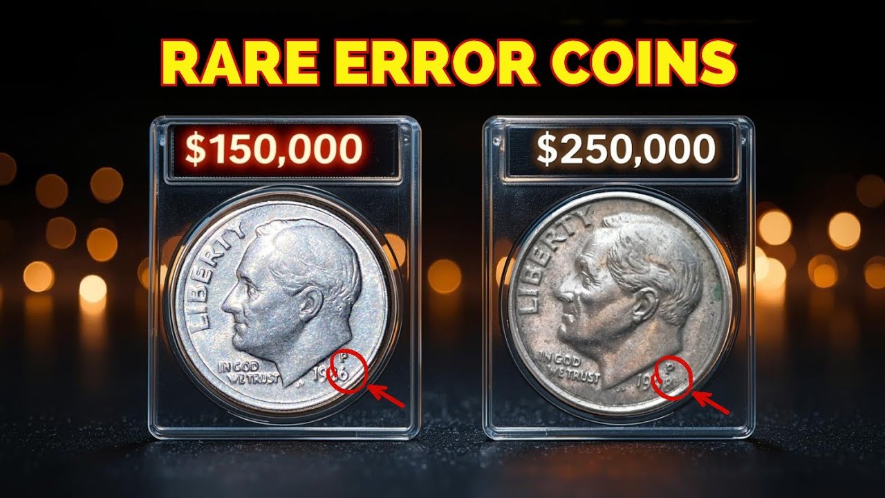 🚨 URGENT COIN ALERT!🚨TOP 2 Roosevelt Dimes Could Be Worth Thousands Don't Spend Them Before Watching