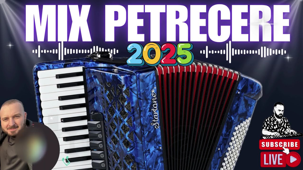 Muzica Populara instrumentala Petrecere💥Colaj Sarbe si Hore de Joc💥Live Acordeon Muzica Romaneasca💥