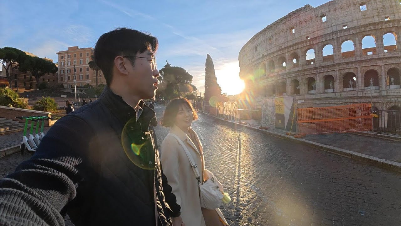 2025 낭만유럽🇮🇹 - 1 | 로마in | 콜로세움 | 식후주 | 트레비분수 | 벌써국물땡겨