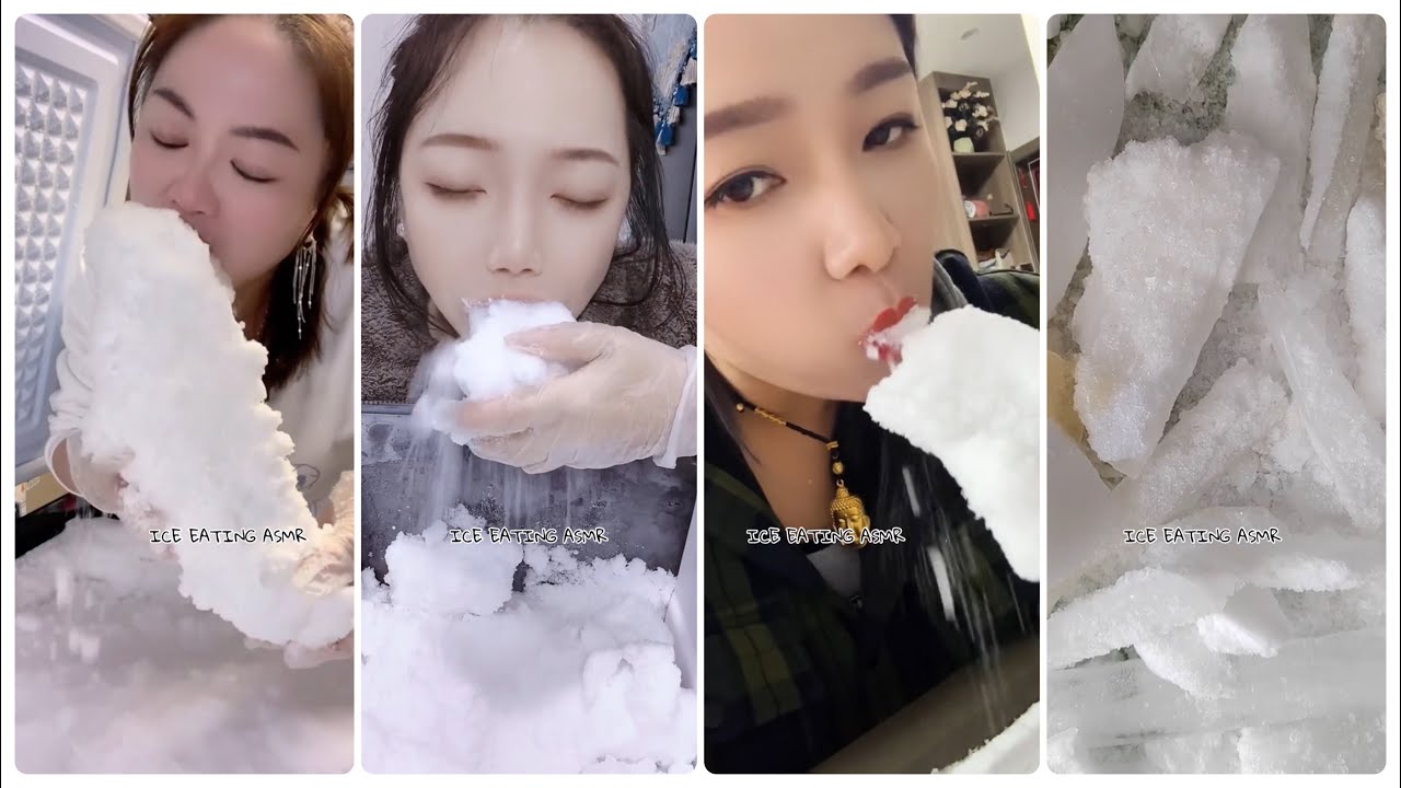 [ASMR] FREEZER FROST EATING & frystifrost & SOFT ICE EATING& ICE MUKBANG & ЯДЕНЕ С ЛЕД & BUZ YEMEK 9