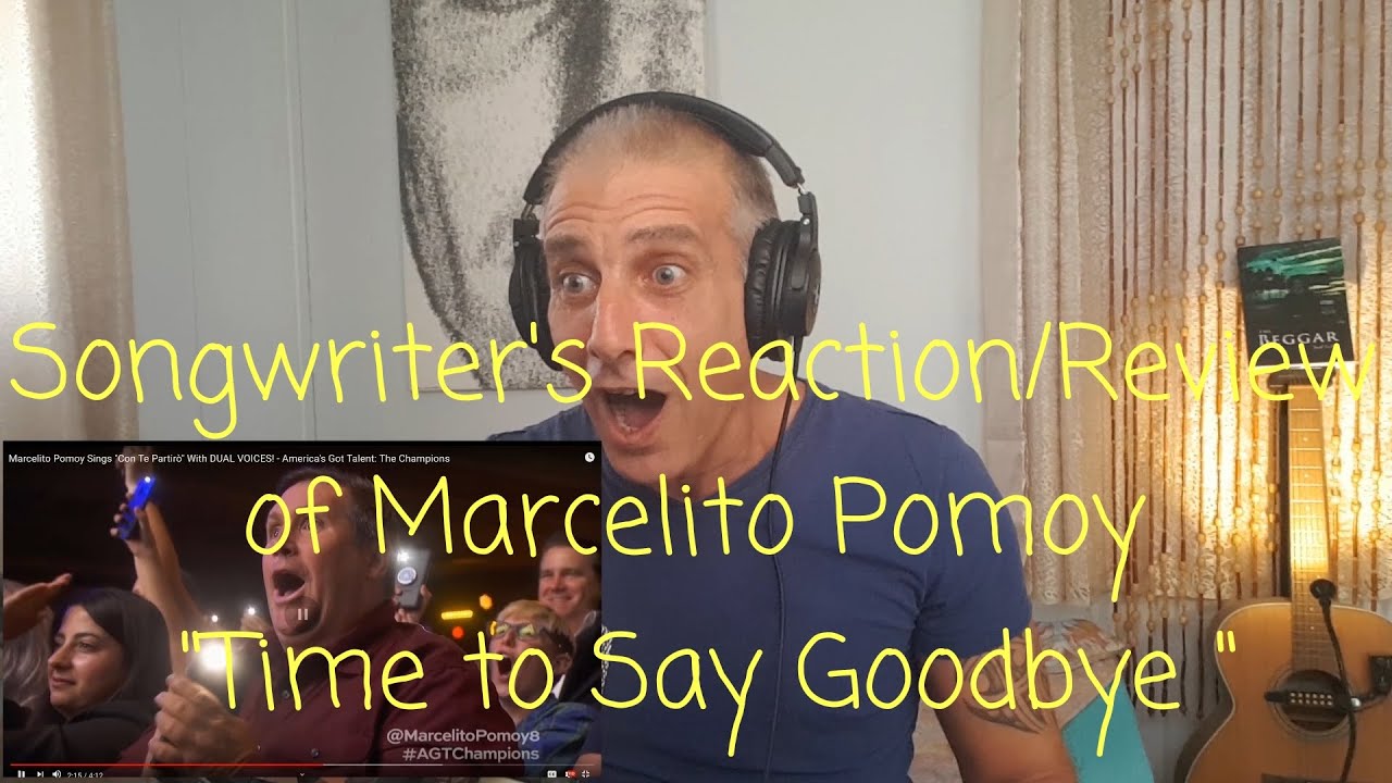 Songwriter Reaction/Review of Marcellito Pomoy 